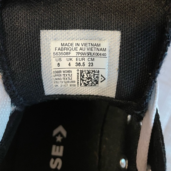 Converse All Star Black Canvas Sneakers - Picture 4 of 4